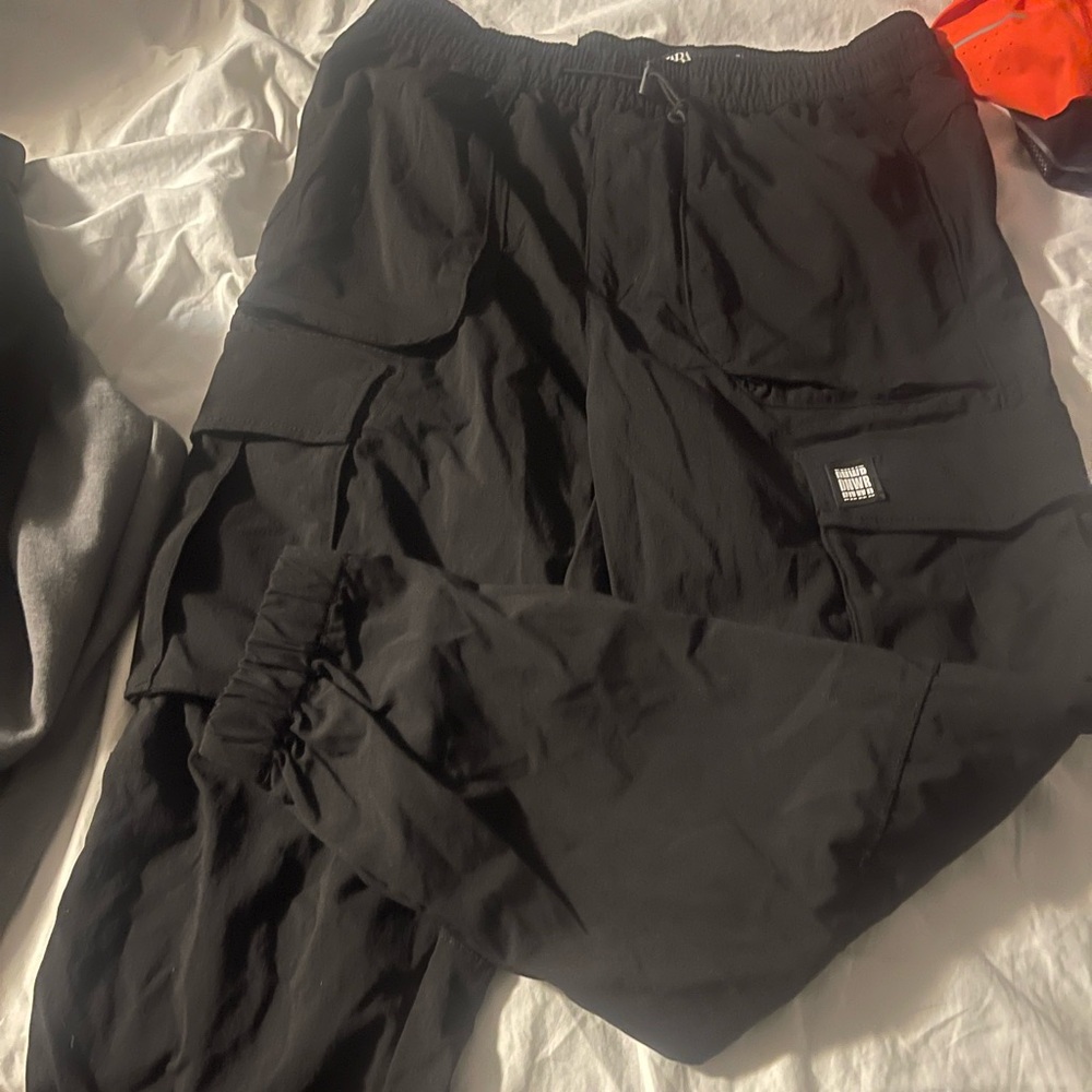 Black Zara cargo pants